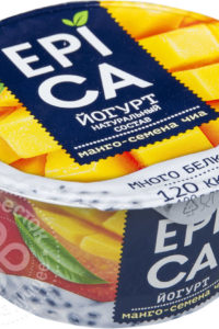для рецепта Йогурт Epica с манго и семенами чиа 5% 130г