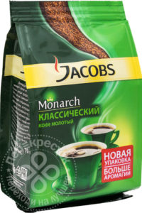 для рецепта Кофе молотый Jacobs Monarch Классический 70г