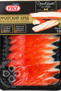 для рецепта Крабовое мясо Vici Камчатский краб охлажденное 180г