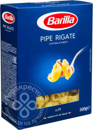 для рецепта Макароны Barilla Pipe Rigate n.91 500г