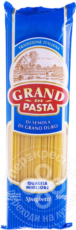 для рецепта Макароны Grand Di Pasta Спагетти 500г