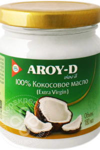 для рецепта Масло кокосовое Aroy-D Extra Virgin 180мл