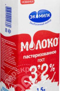 для рецепта Молоко Экомилк 3.2% 1.5л