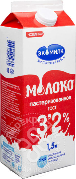 для рецепта Молоко Экомилк 3.2% 1.5л