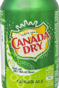 для рецепта Напиток Canada Dry Ginger Ale 330мл