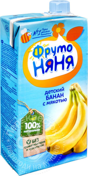 для рецепта Нектар ФрутоНяня Банан с мякотью 500мл