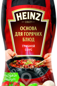 для рецепта Основа для горячих блюд Heinz Грибной соус 500г