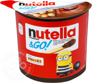 для рецепта Паста Nutella & Go ореховая с хлебными палочками 52г