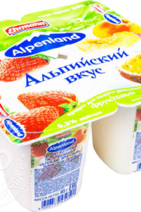 для рецепта Продукт йогуртный Alpenland Клубника Персик-маракуйя 0.3% 95г