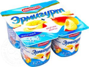 для рецепта Продукт йогуртный Эрмигурт Персик-Манго 3.2% 115г