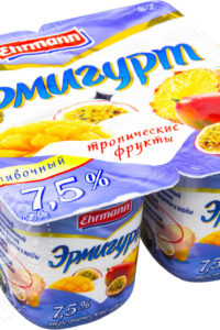 для рецепта Продукт йогуртный Эрмигурт Тропические фрукты 7.5% 115г