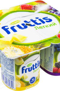 для рецепта Продукт йогуртный Fruttis Легкий Ананас-Дыня и Лесные ягоды 0.1% 110г