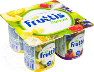 для рецепта Продукт йогуртный Fruttis Легкий Ананас-Дыня и Лесные ягоды 0.1% 110г