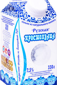 для рецепта Простокваша Рузская 2.5% 330мл