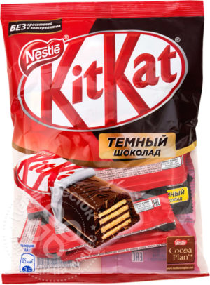 для рецепта Шоколад KitKat Темный шоколад с хрустящей вафлей 185г
