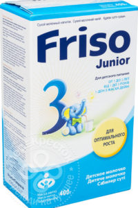 для рецепта Смесь Friso 3 Junior для оптимального роста 400г