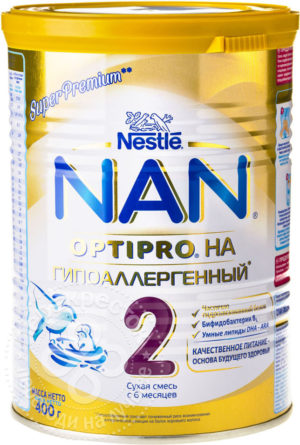 для рецепта Смесь NAN 2 OPTIPRO HA молочная 400г