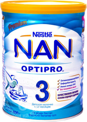 для рецепта Смесь NAN 3 OPTIPRO молочная 800г