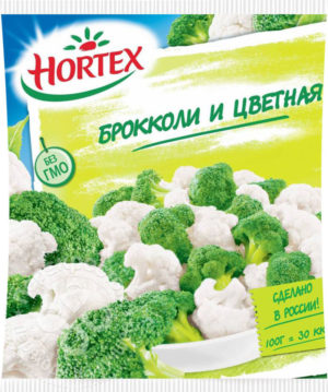 для рецепта Смесь овощная Hortex Брокколи и цветная быстрозамороженная 400г