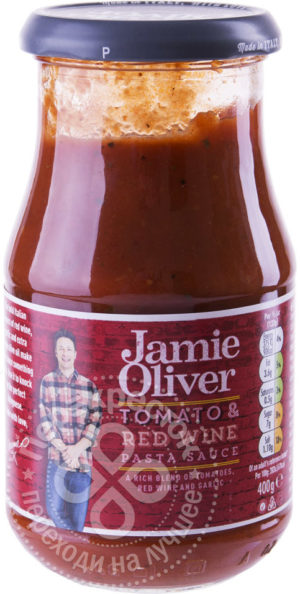 для рецепта Соус Jamie Oliver с томатом и красным итальянским вином 400г