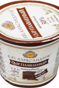 для рецепта Сыр плавленый Б.Ю.Александров Шоколадный 30% 150г