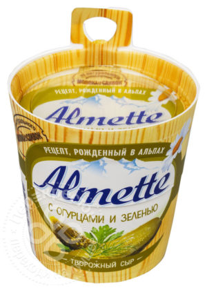 для рецепта Сыр творожный Almette с огурцами и зеленью 60% 150г