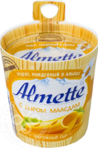 для рецепта Сыр творожный Almette с сыром Маасдам 60% 150г