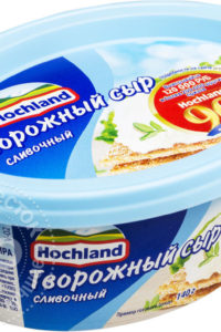 для рецепта Сыр творожный Hochland Сливочный 60% 140г
