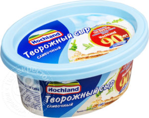 для рецепта Сыр творожный Hochland Сливочный 60% 140г