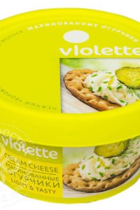 для рецепта Сыр творожный Violette Маринованные огурчики 70% 140г