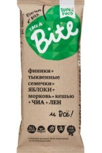 для рецепта Фруктово-ореховый батончик «Bite» — «Контроль веса» Морковь-Кешью