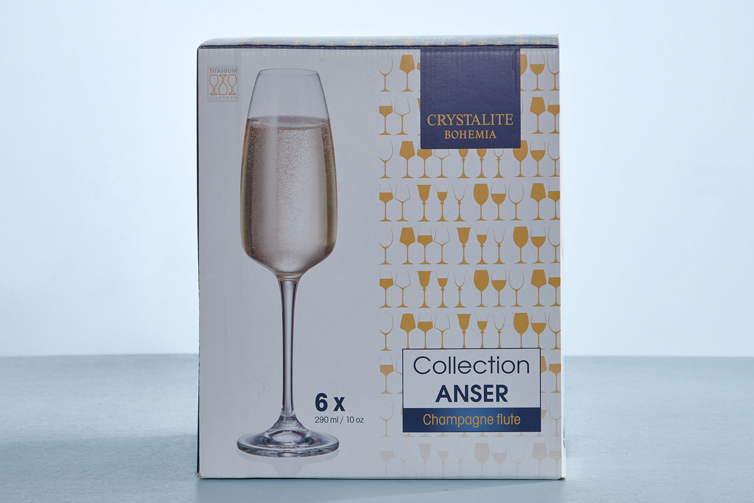 Набор бокалов для шампанского Anser